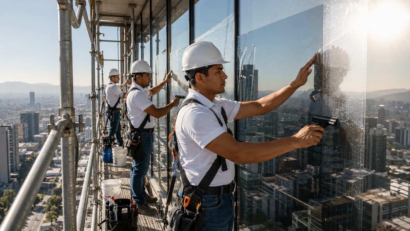 Instalación de película de ventana