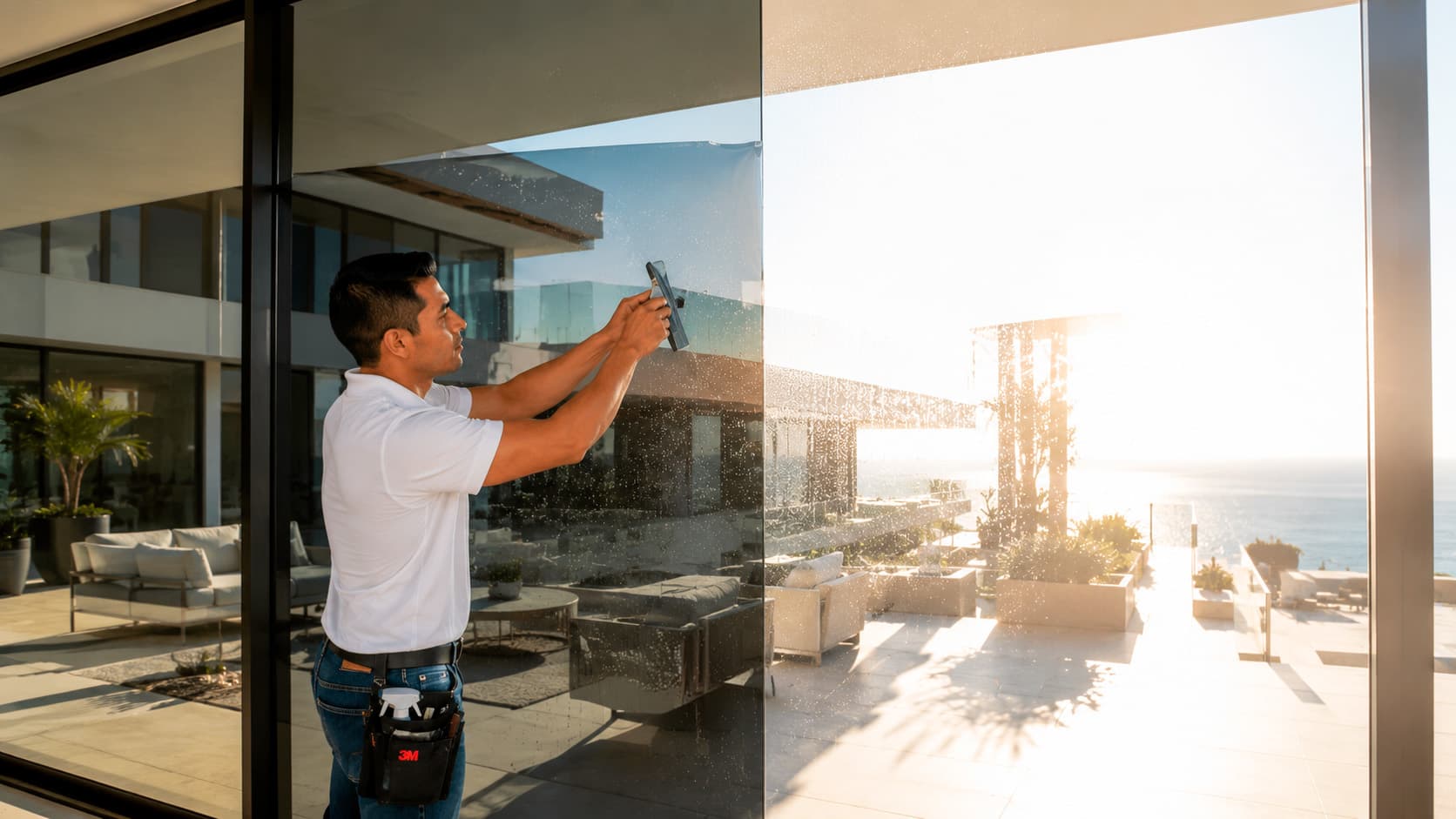 Instalación de película de ventana